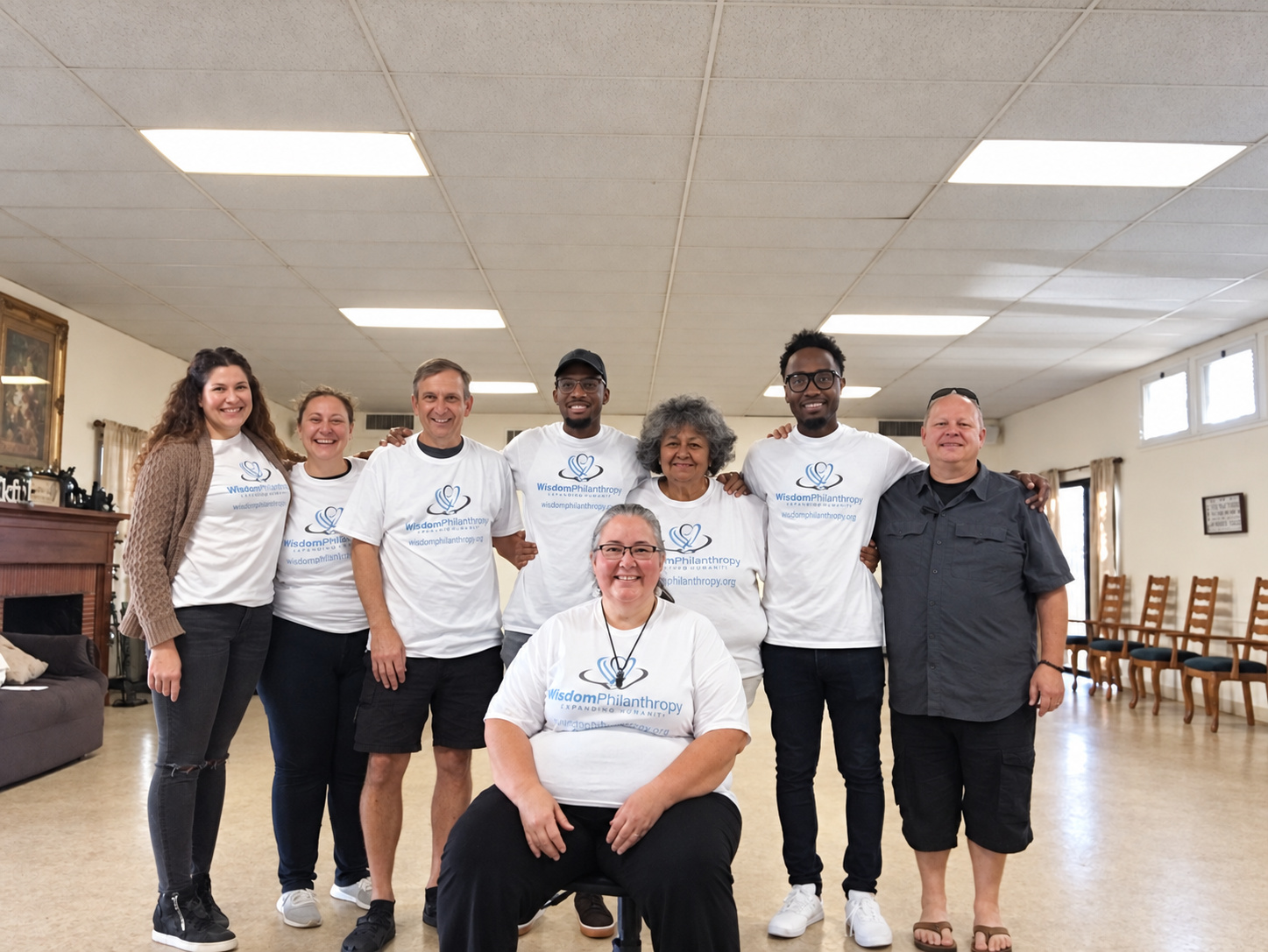 WisdomPhilanthropy team during a past care package delivery in Jamaica